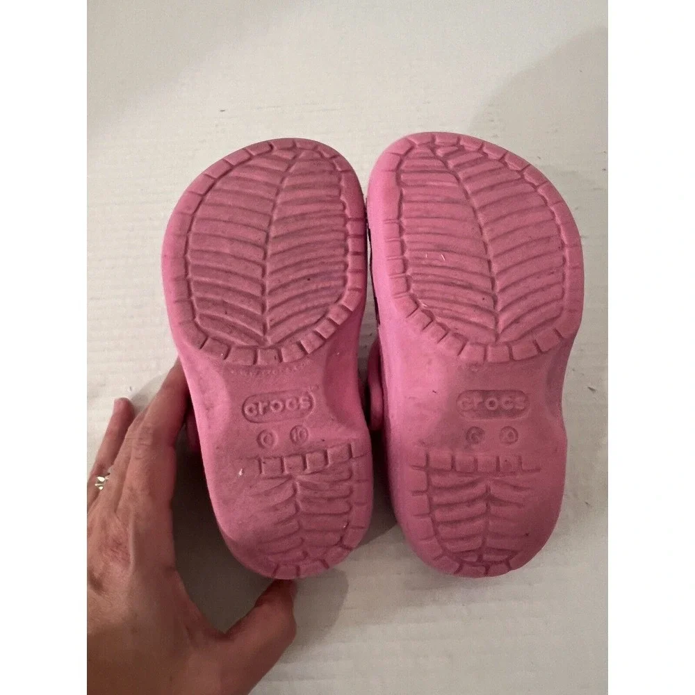 Kids Crocs Pink Classic Clog Crocs‎ Size C10-Iconic Crocs Comfort